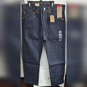 Levi's Men's Blue 501 Shrink to Fit Straight Jeans Size 32 x 32 NWT